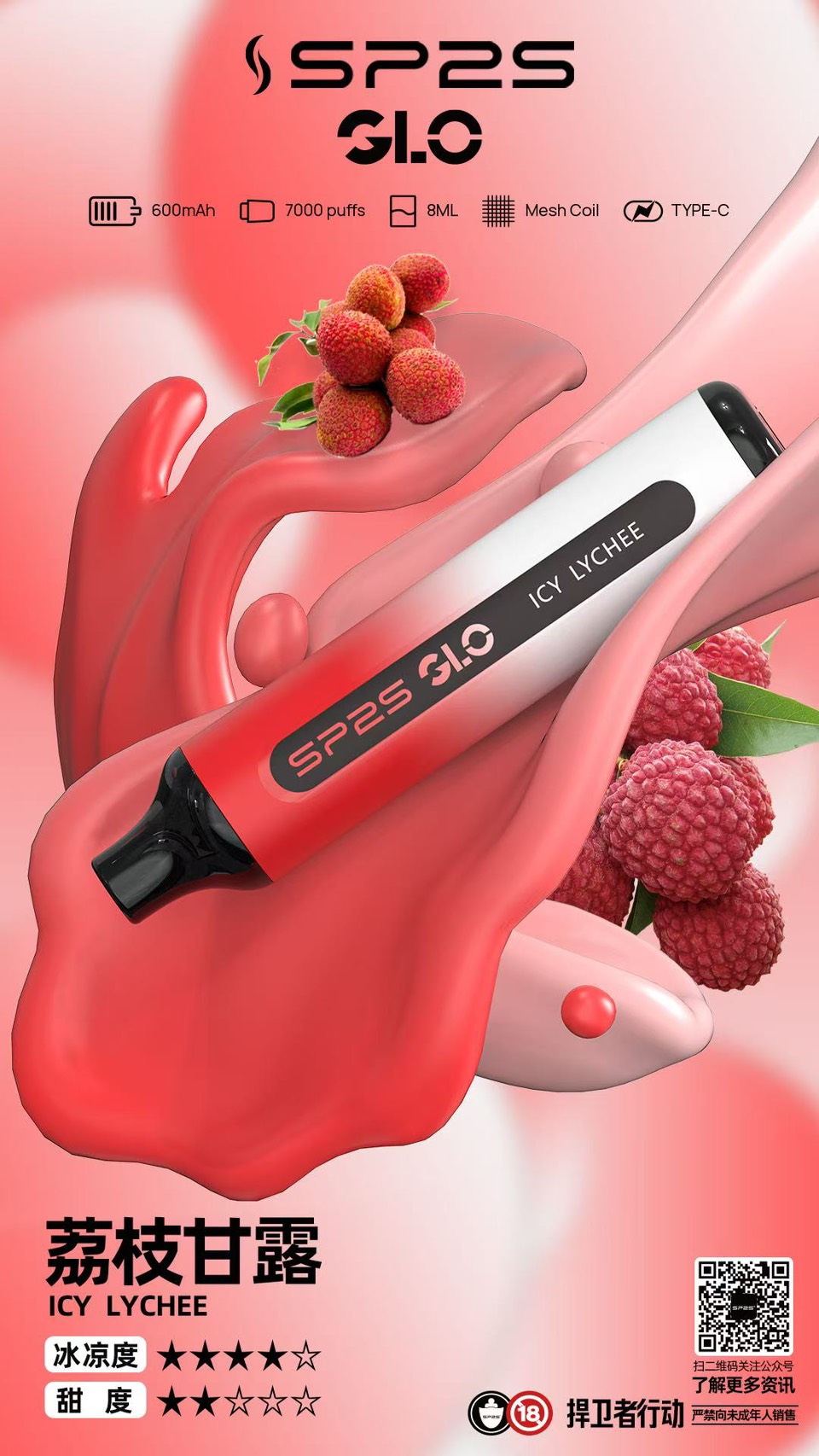 SP2S思博瑞拋棄式電子菸7000口:圖片 12
